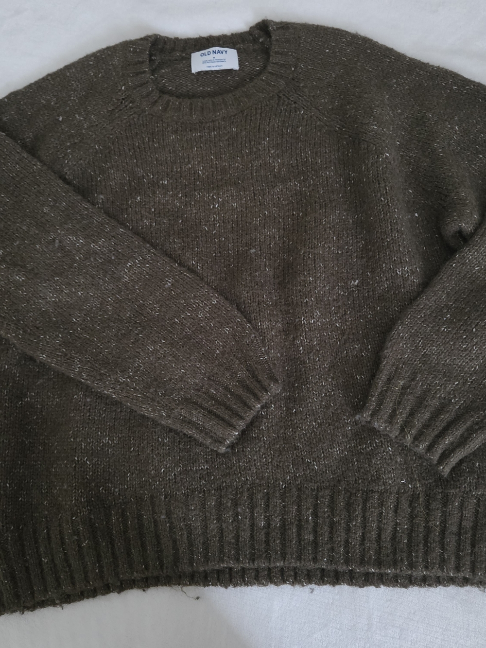 Old Navy Women's Cozy Crew-Neck Pullover Sweater in Conifer Green Size M